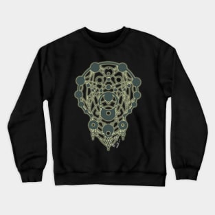 Sacred Circles Cosmic Paths Digital Design Crewneck Sweatshirt